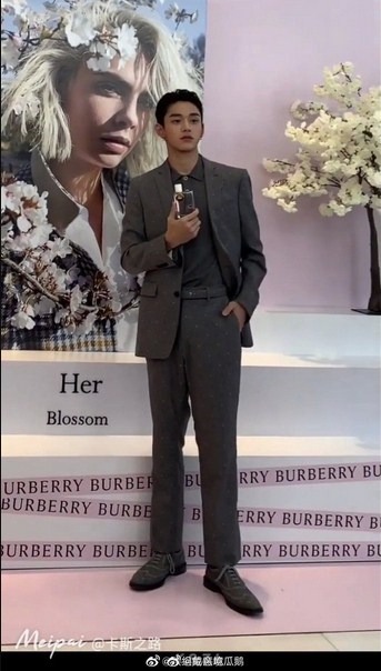 lucas brand ambassador burberry